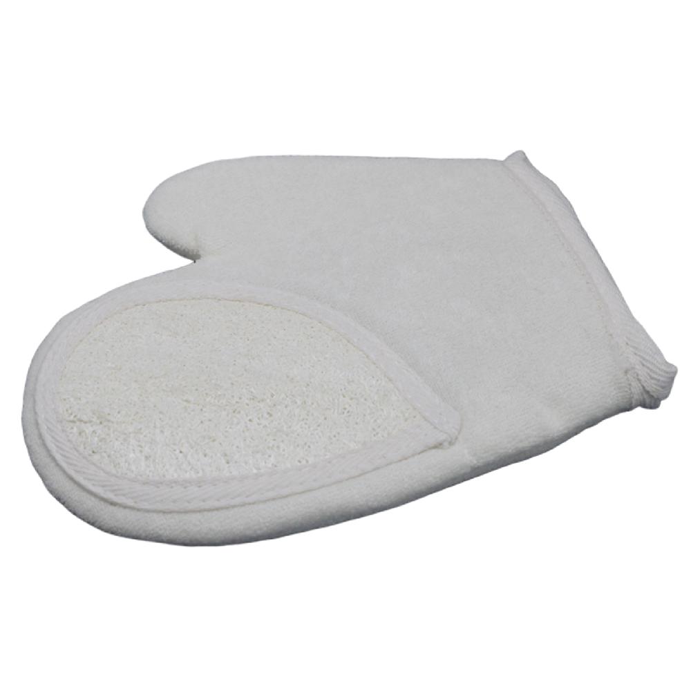 Ancient Wisdom 6x Natural Loofah Body Scrubs - Glove