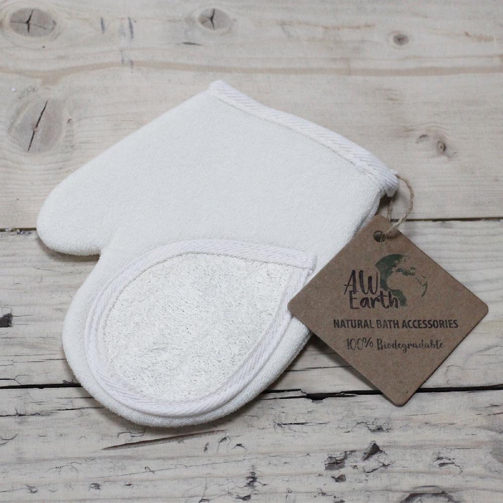 ancient wisdom 6x Natural Loofah Body Scrubs - Glove