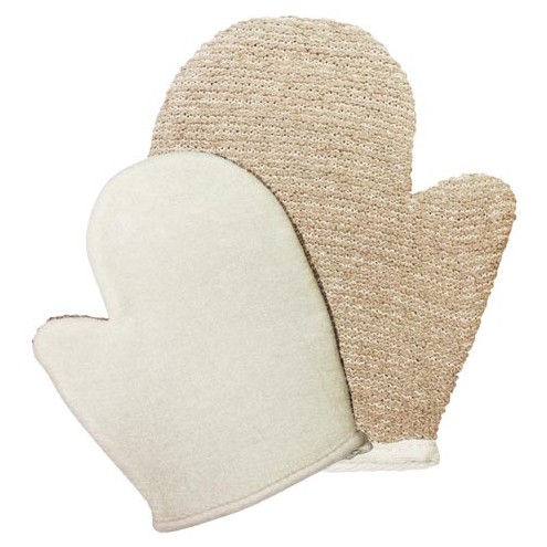 ancient wisdom 6x Snug Jute Mix Mitt - Brown