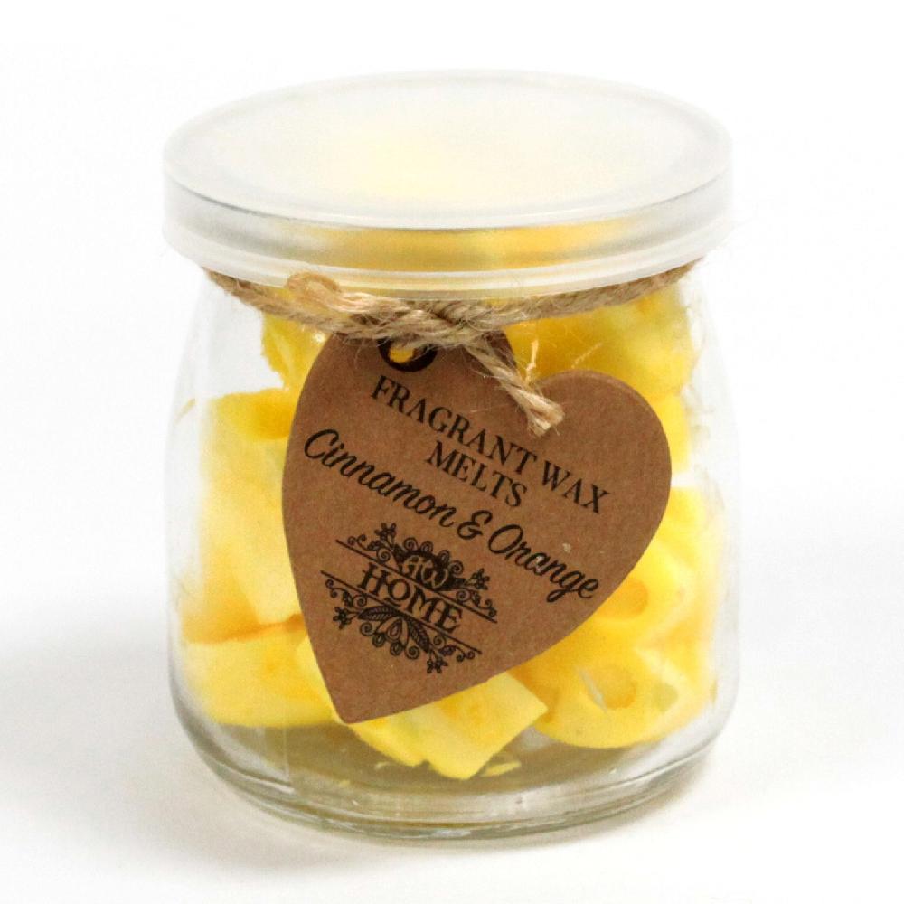 ancient wisdom 6x Soywax Melts Jar - Cinnamon & Orange