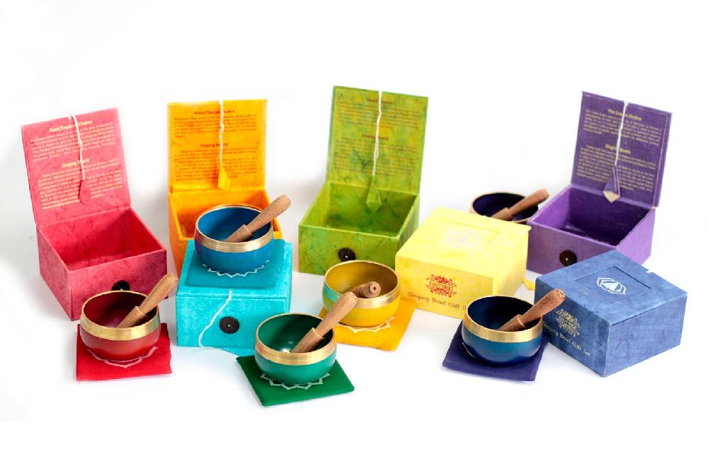 ancient wisdom 7x Chakra Singing Bowl Sets