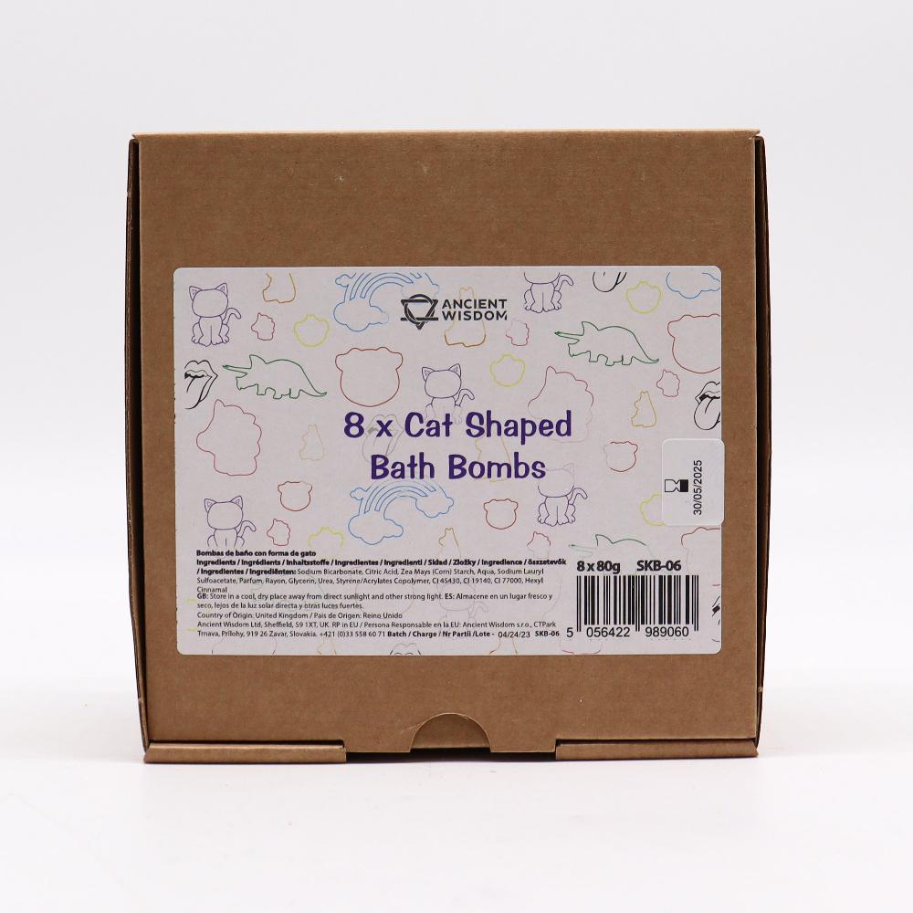 Ancient Wisdom 8x Cat Bath Bomb 80g - Banana