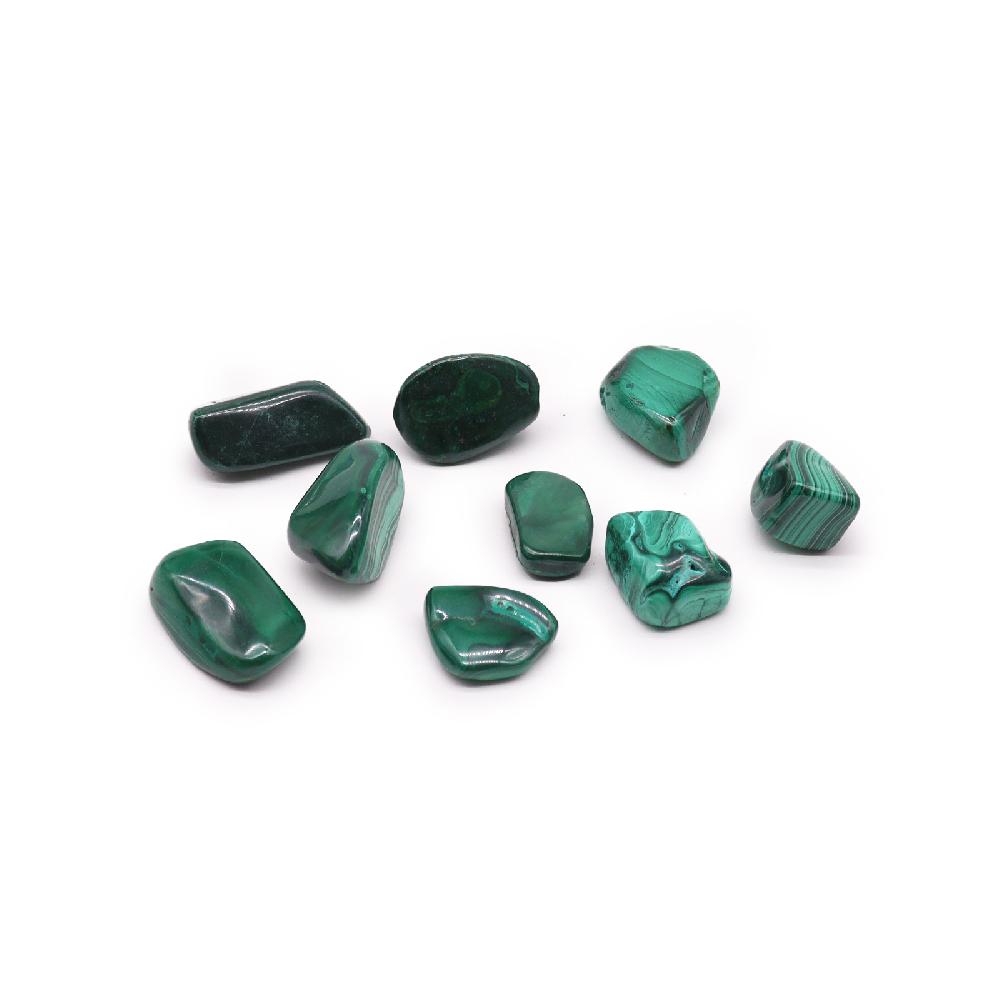 ancient wisdom 9x Tumble Stones - Malachite Grade SA