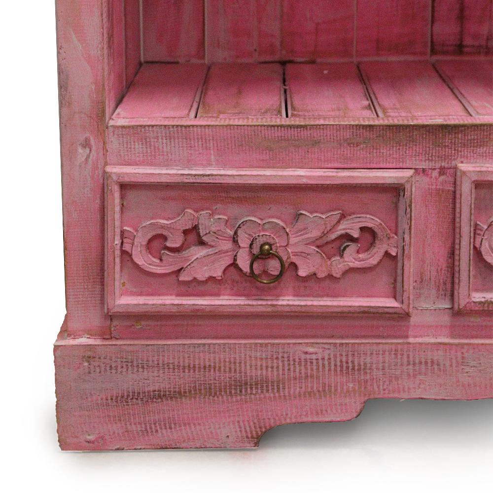 Ancient Wisdom Albasia Bathroom Cabinet - Pinkwash