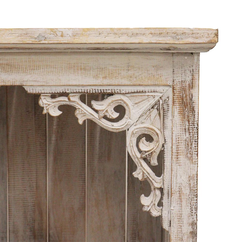 Ancient Wisdom Albasia Bathroom Cabinet - Whitewash