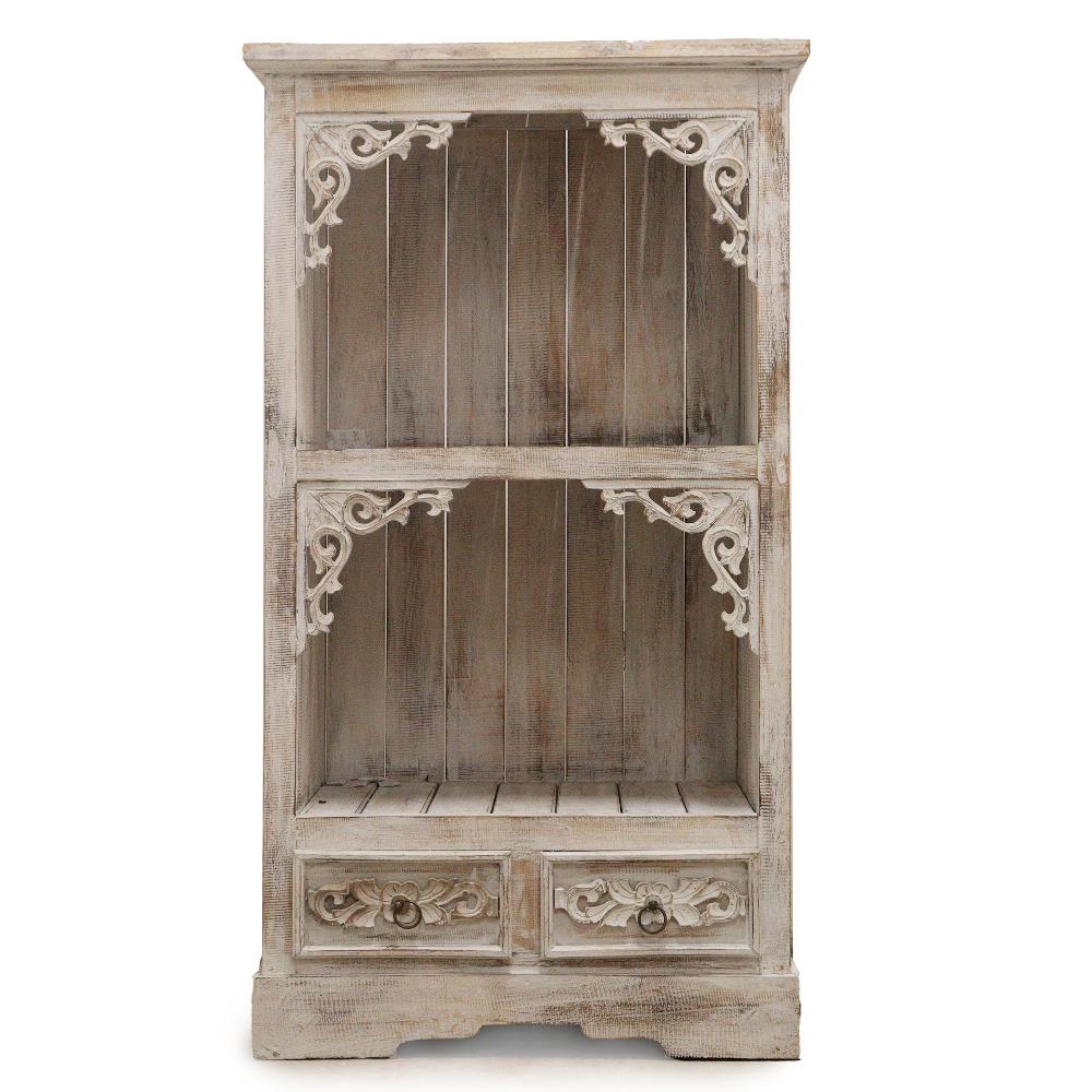ancient wisdom Albasia Bathroom Cabinet - Whitewash