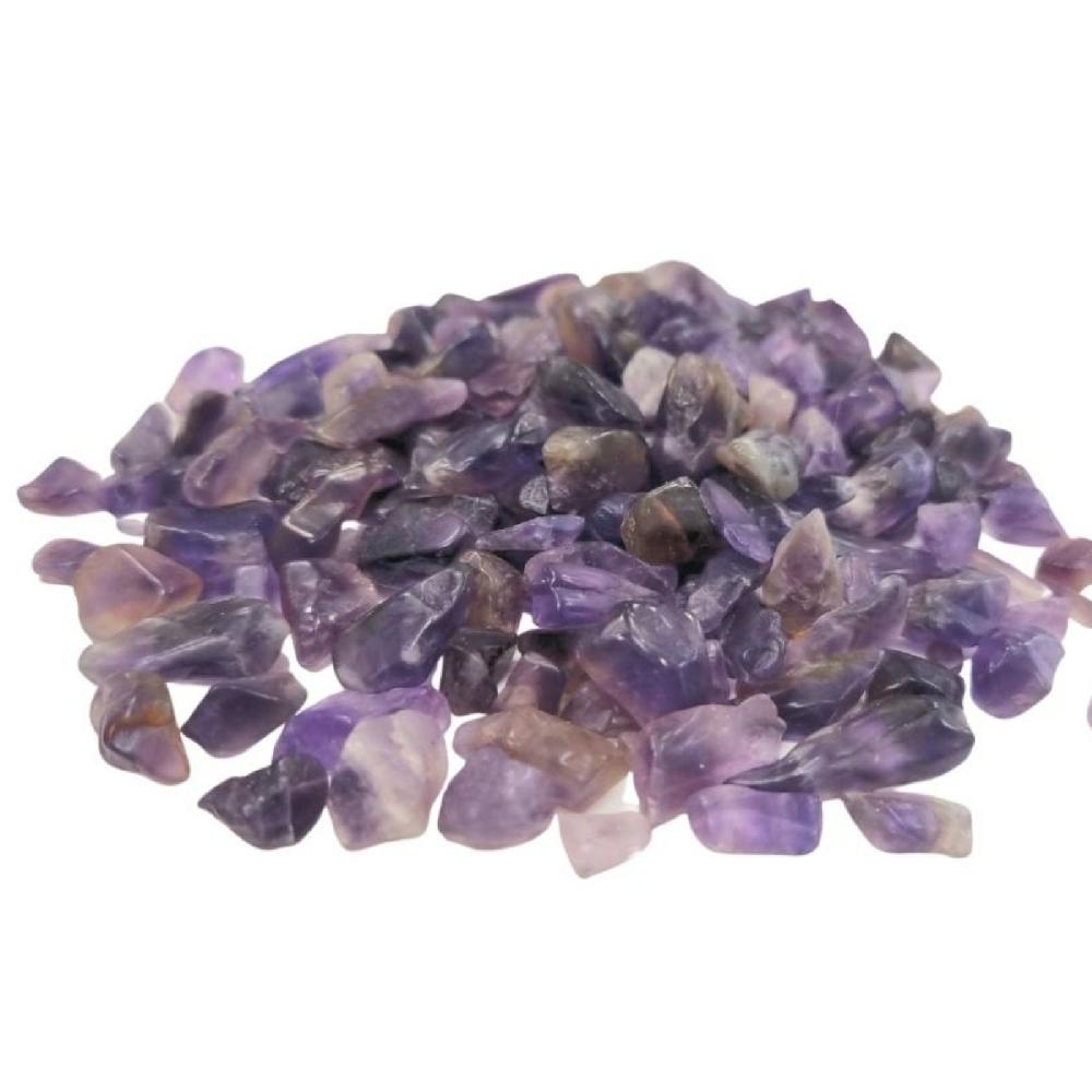 ancient wisdom Amethyst Gemstone Chips Bulk - 1KG