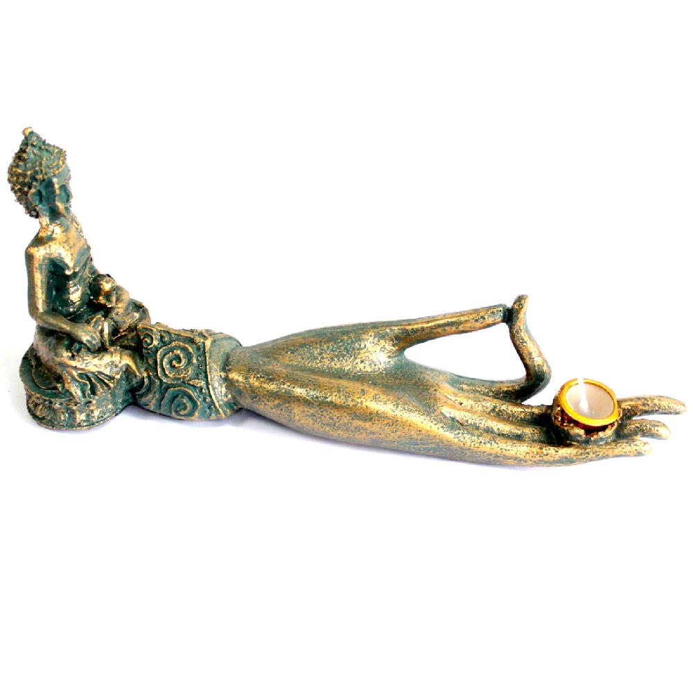 ancient wisdom Antique Buddha - Hand Incense Burner