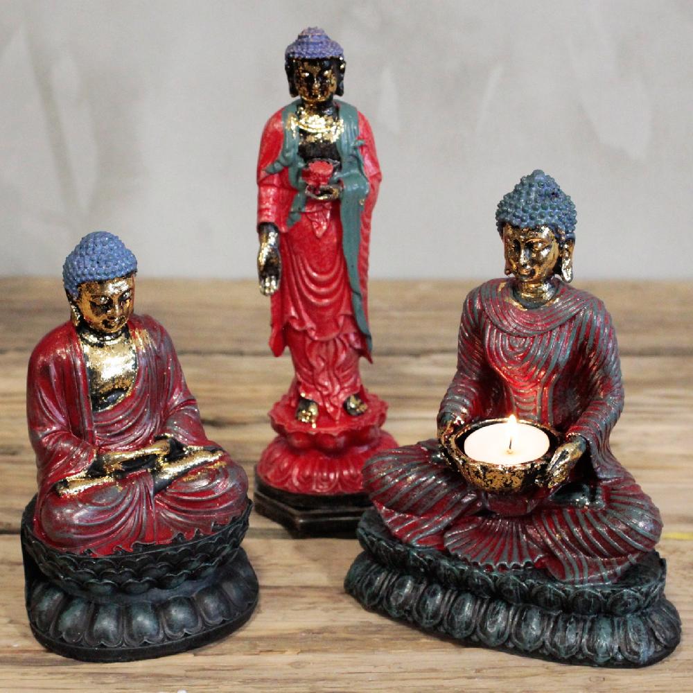 Ancient Wisdom Antique Buddha - Standing