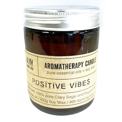 Ancient Wisdom Aromatherapy Candle - Positive Vibes