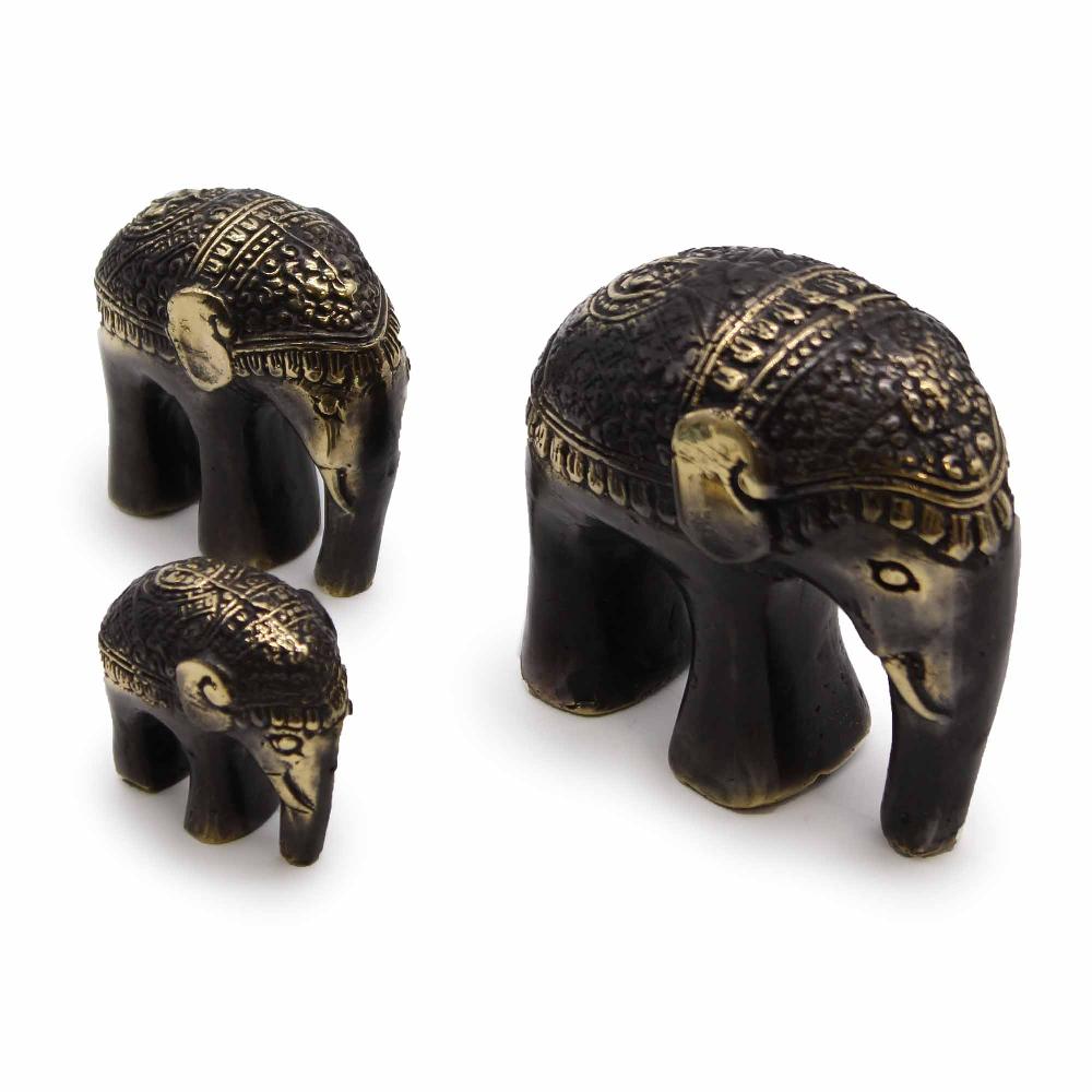 Ancient Wisdom Art Elephant Set Of 3