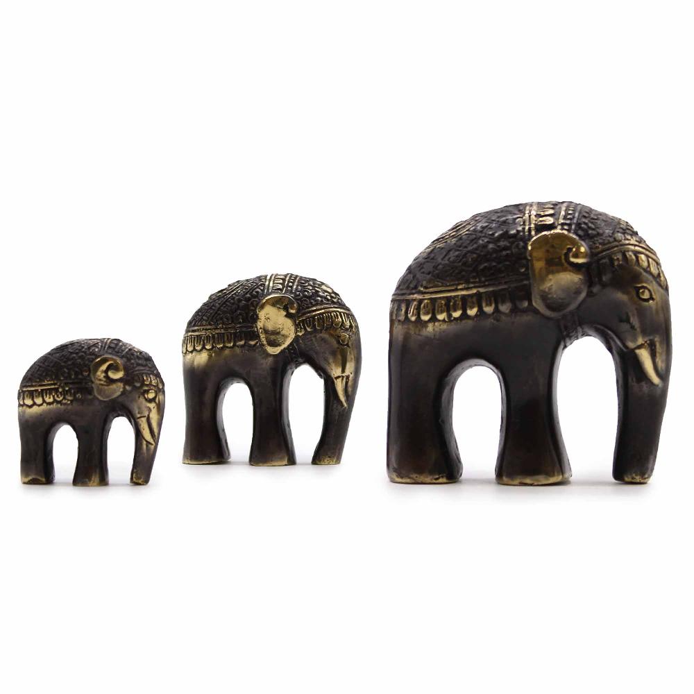 ancient wisdom Art Elephant Set of 3