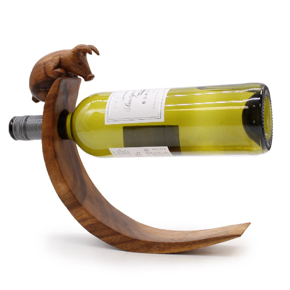 ancient wisdom Balance Wine Holders - Pig