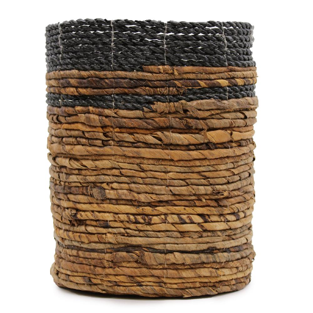 Ancient Wisdom Banana Leaf Set - 2 Vase & 2 Bins