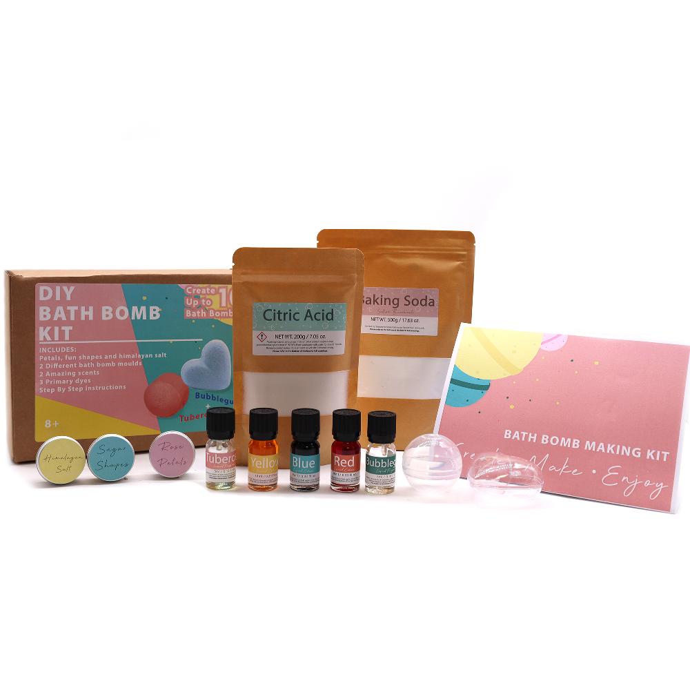 Ancient Wisdom Bath Bomb Kit - Rose & Bubblegum