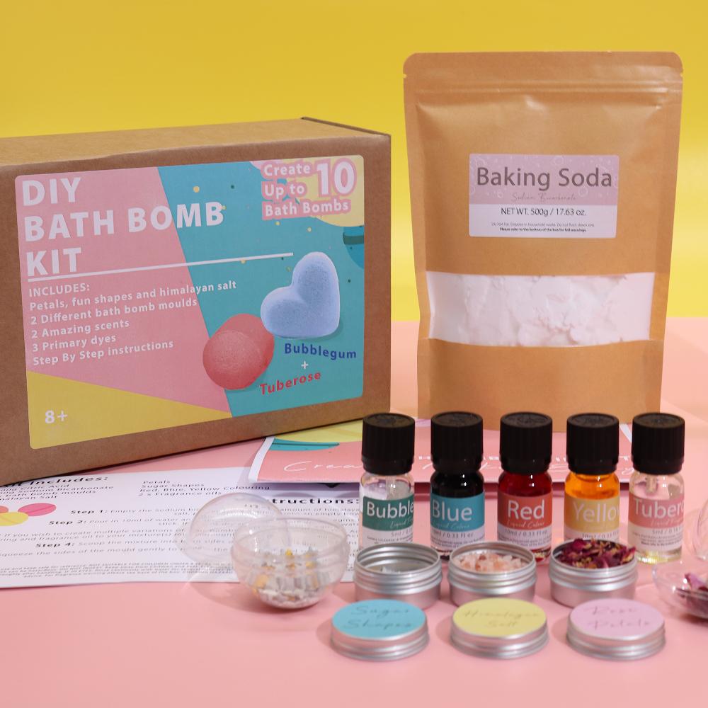 Ancient Wisdom Bath Bomb Kit - Rose & Bubblegum