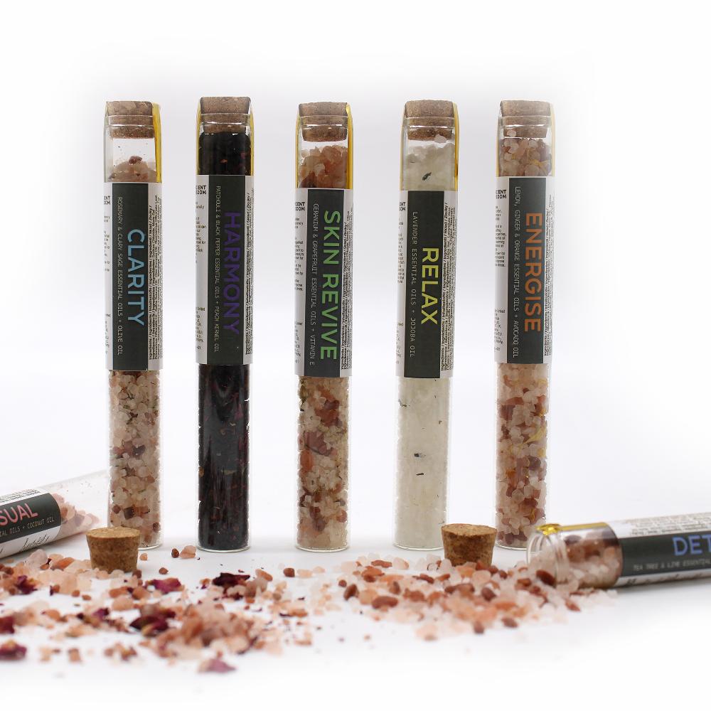 Ancient Wisdom Bath Salts In Vials - Gift Pack Of 7