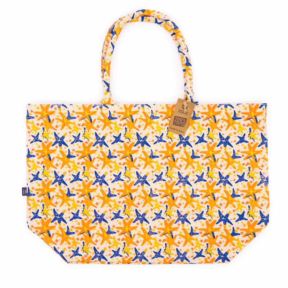 ancient wisdom Big Bright Bag - Abstract Starfish