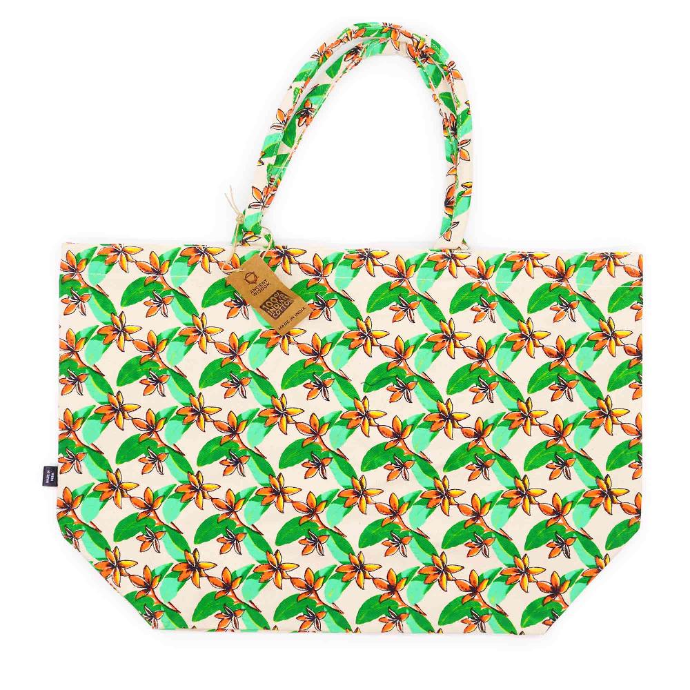 ancient wisdom Big Bright Bag - Frangipani