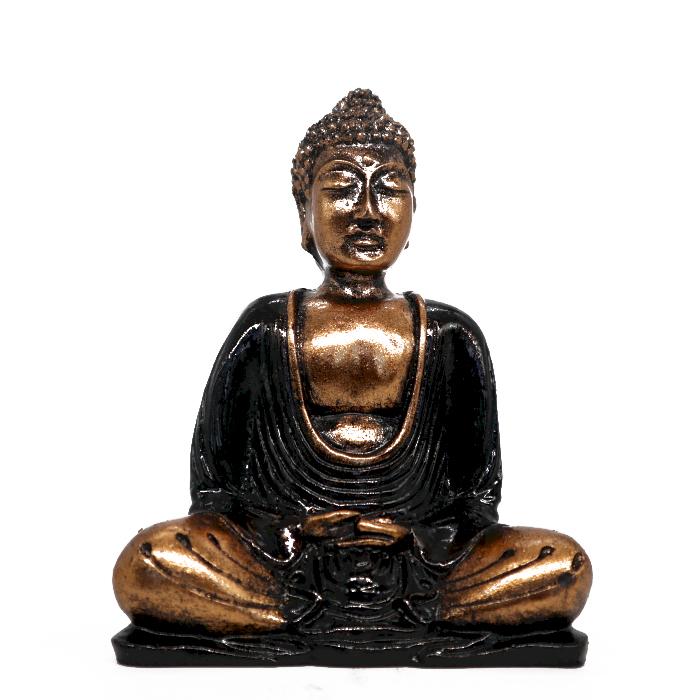 ancient wisdom Black & Gold Buddha - Medium