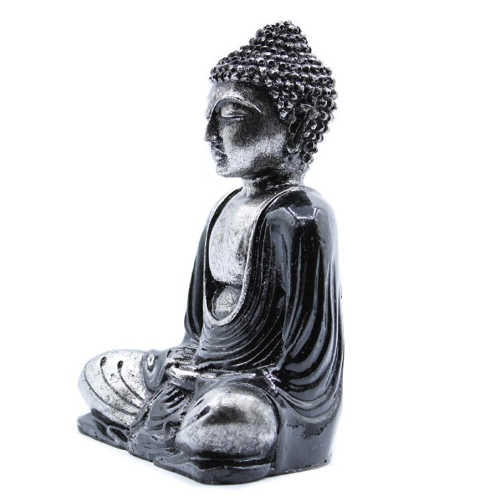 Ancient Wisdom Black & Grey Buddha - Medium