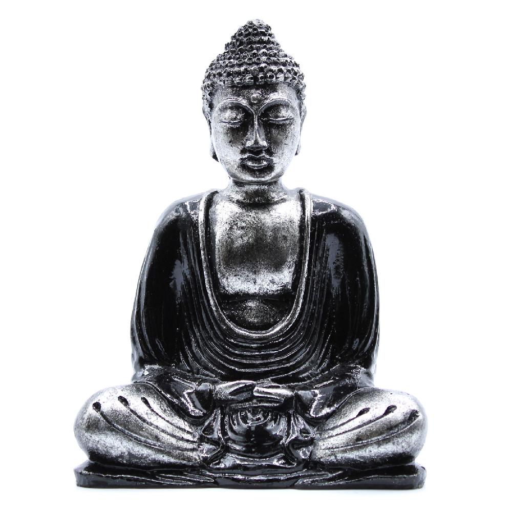 ancient wisdom Black & Grey Buddha - Medium