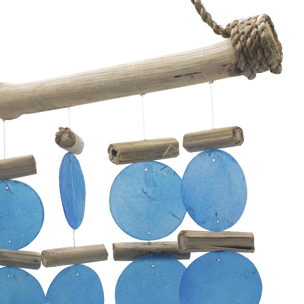 Ancient Wisdom Blue Driftwood Chime