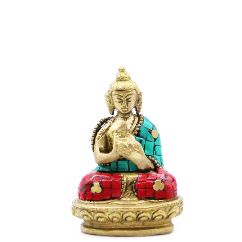 ancient wisdom Brass Buddha Figure - Blessing - 7.5cm