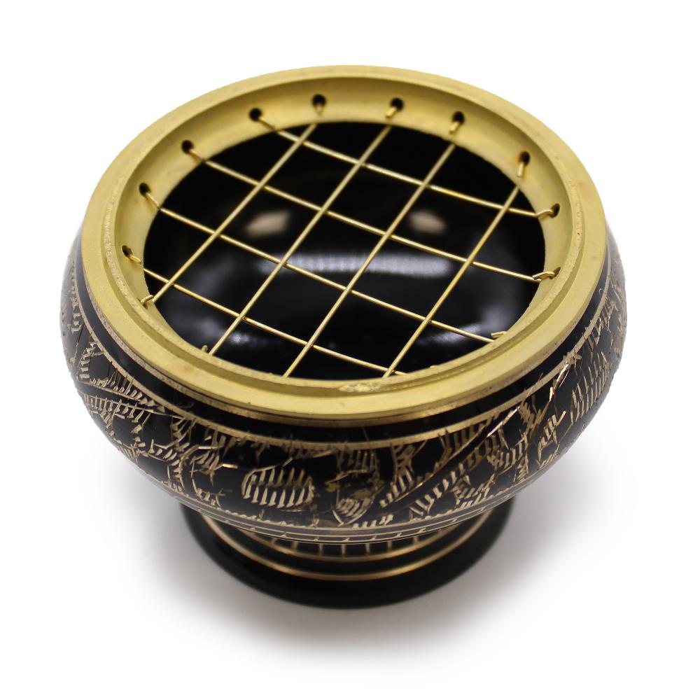 Ancient Wisdom Brass Charcoal Burner