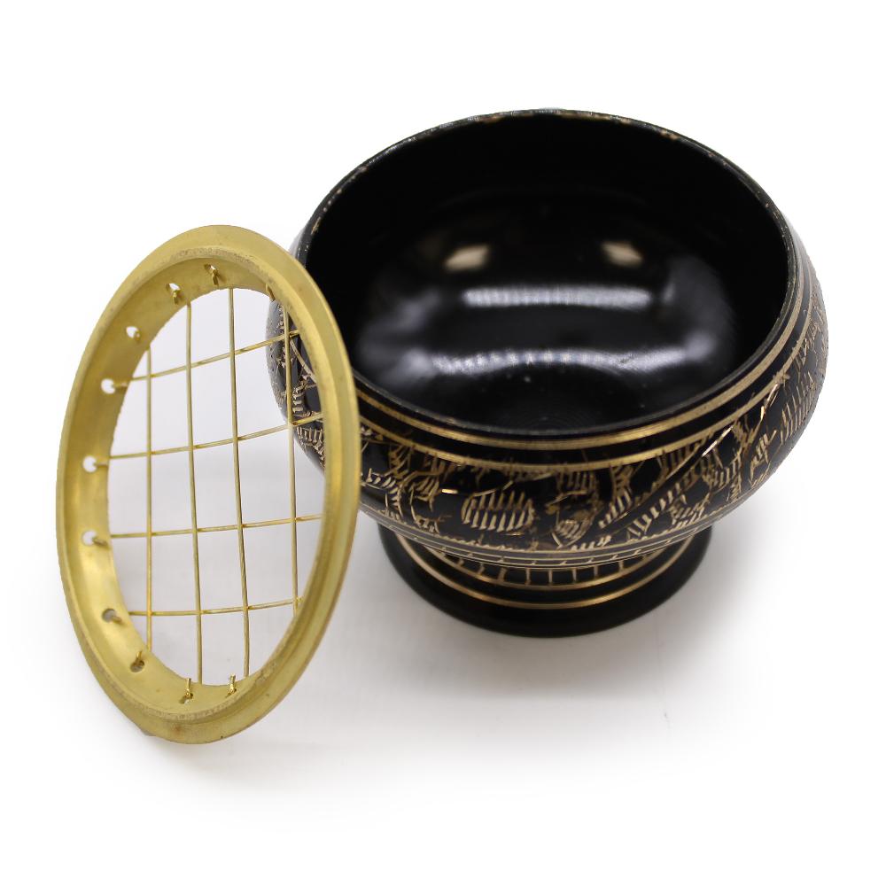 Ancient Wisdom Brass Charcoal Burner