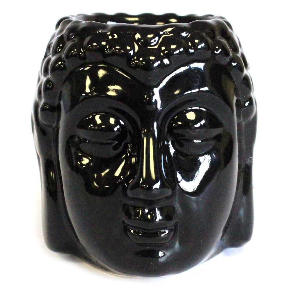 ancient wisdom Buddha Oil Burner - Black