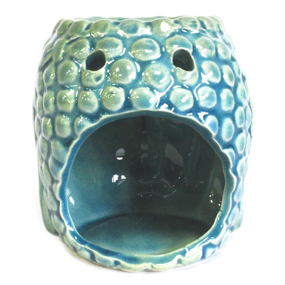 Ancient Wisdom Buddha Oil Burner - Blue