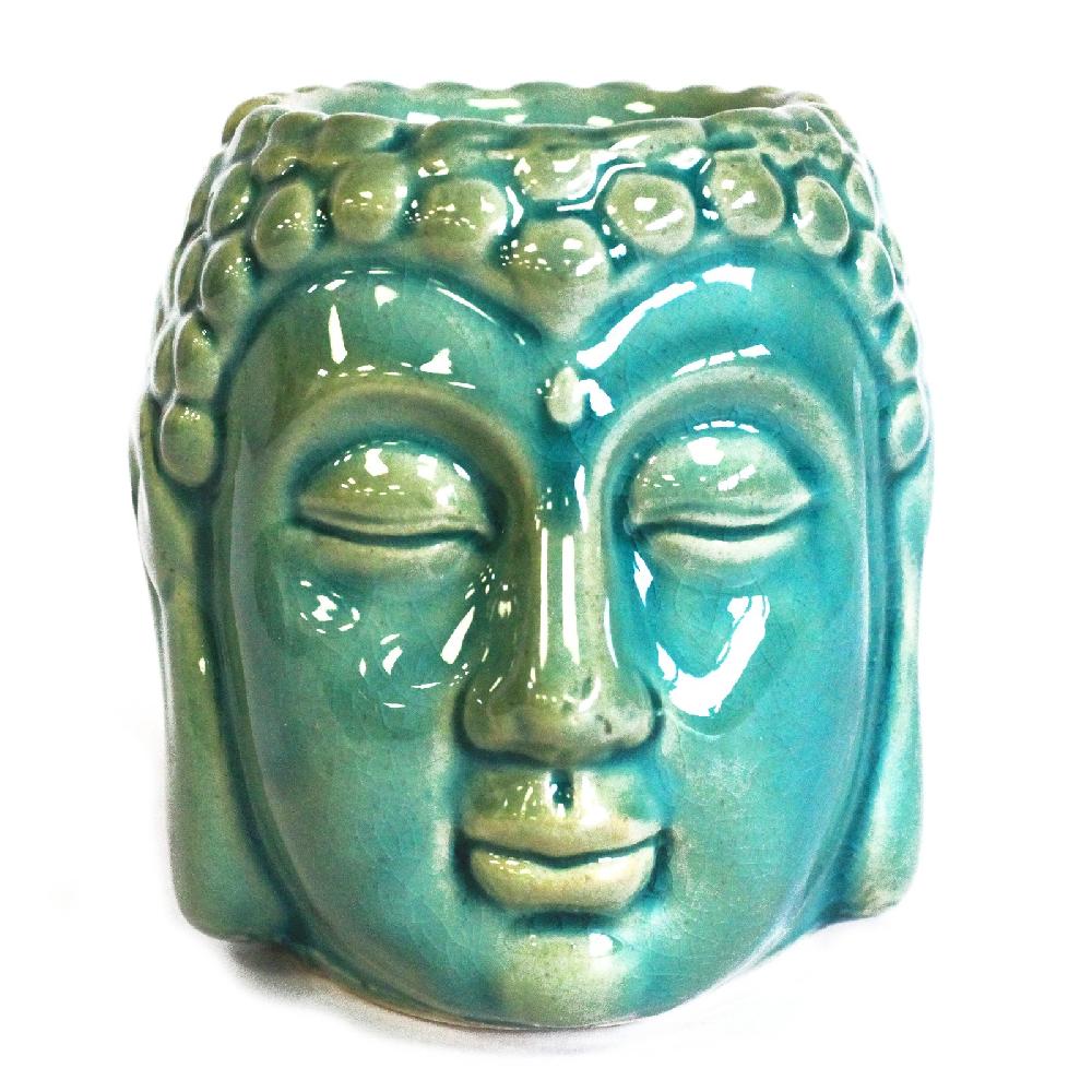 Ancient Wisdom Buddha Oil Burner - Blue