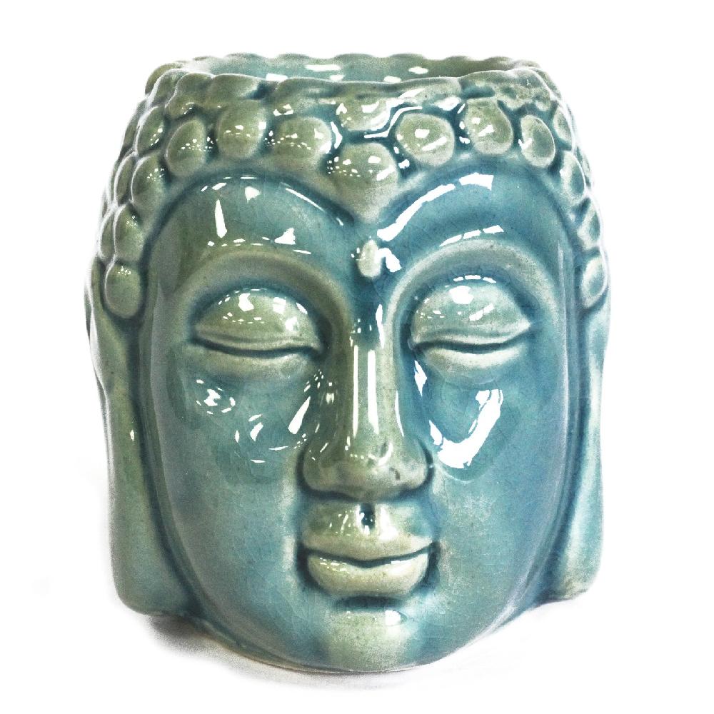 ancient wisdom Buddha Oil Burner - Blue