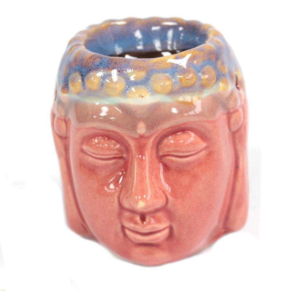 ancient wisdom Buddha Oil Burner - Rose & Teal
