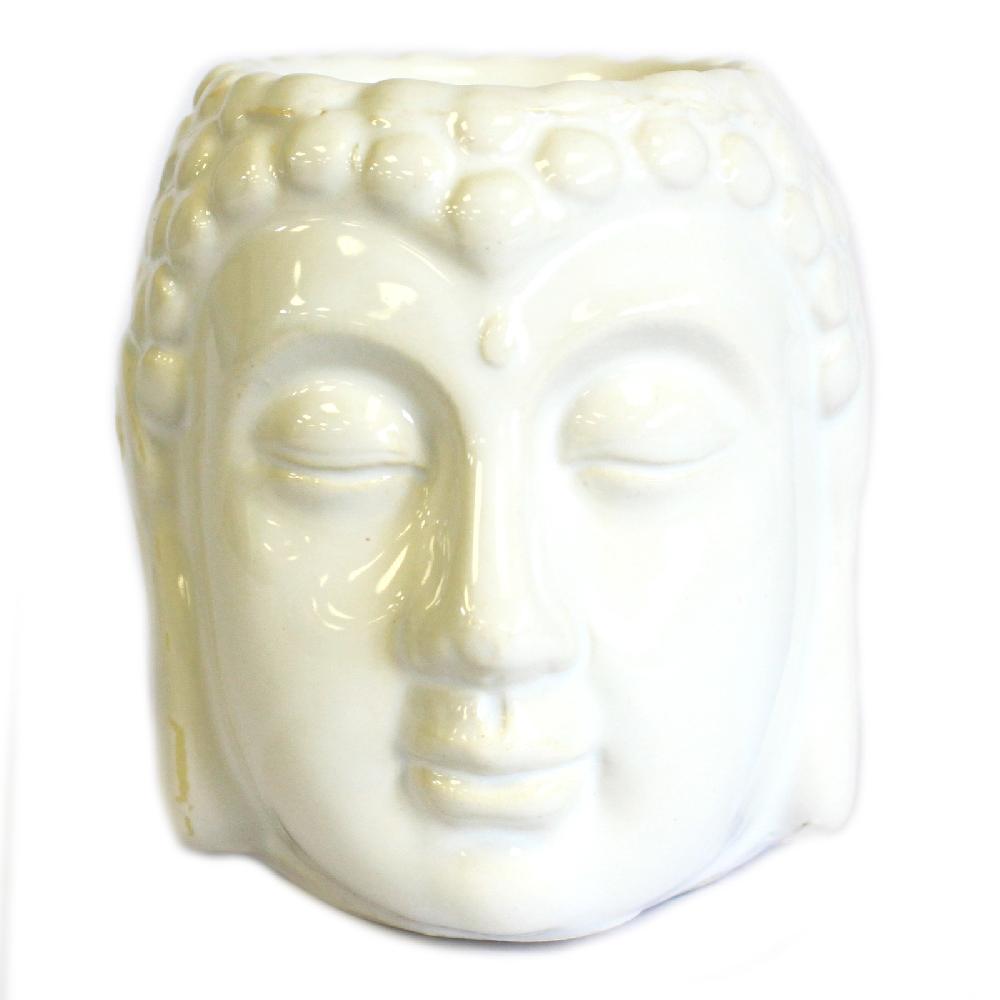 ancient wisdom Buddha Oil Burner - White