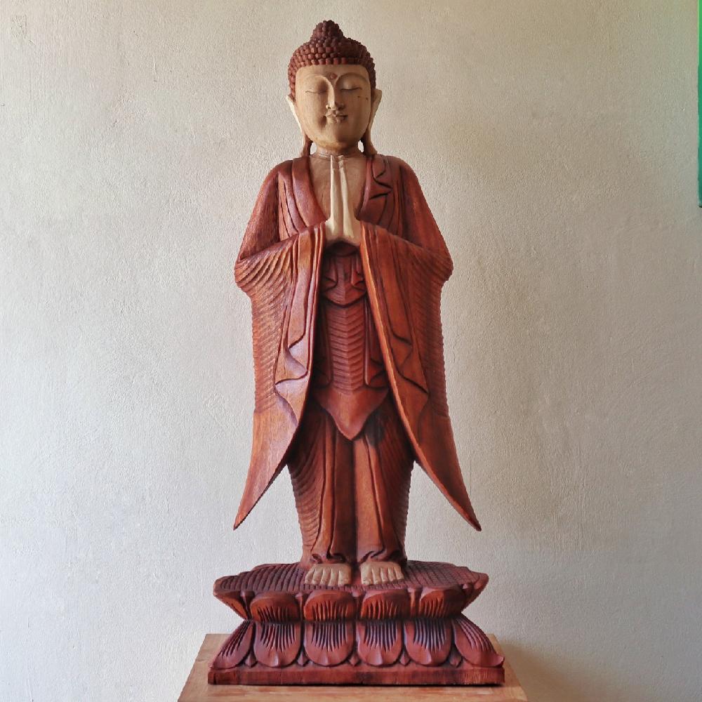 Ancient Wisdom Buddha Statue Standing - 1m Welcome