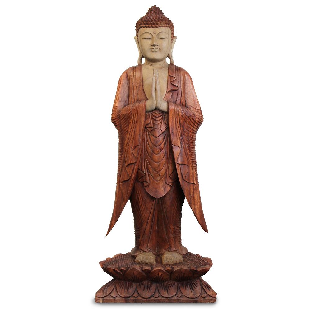 ancient wisdom Buddha Statue Standing - 1m Welcome
