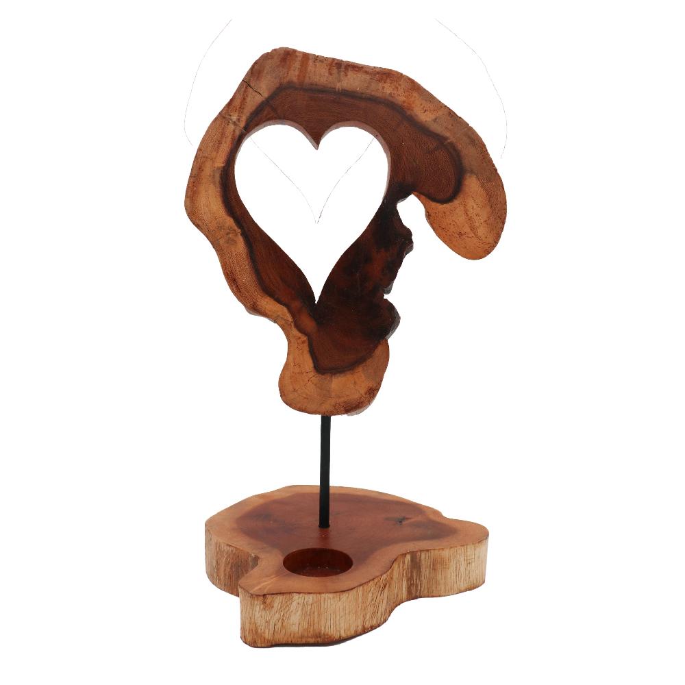 Ancient Wisdom Candle Holder Sign - Heart Shape
