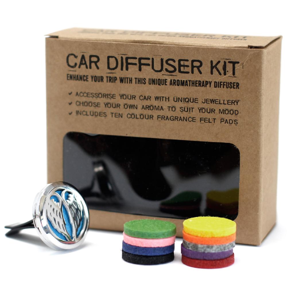Ancient Wisdom Car Diffuser Kit - Angel Wings - 30mm