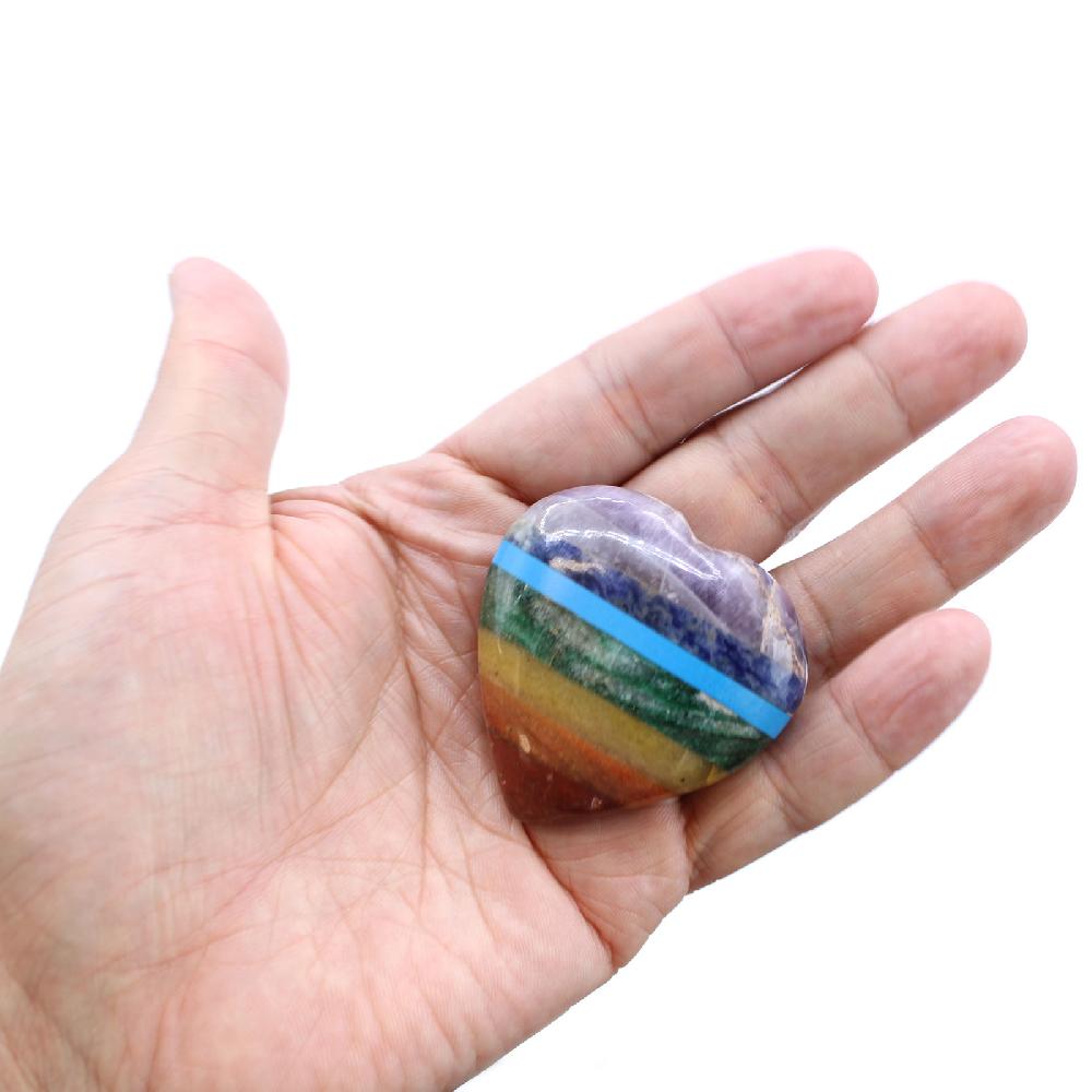 Ancient Wisdom Chakra Hearts 45-60mm