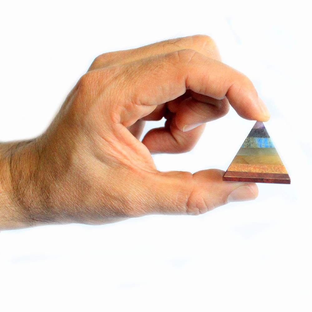 Ancient Wisdom Chakra Pyramid 30-35mm