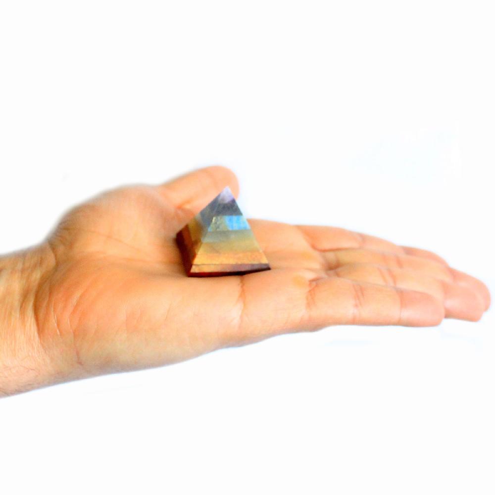 Ancient Wisdom Chakra Pyramid 30-35mm