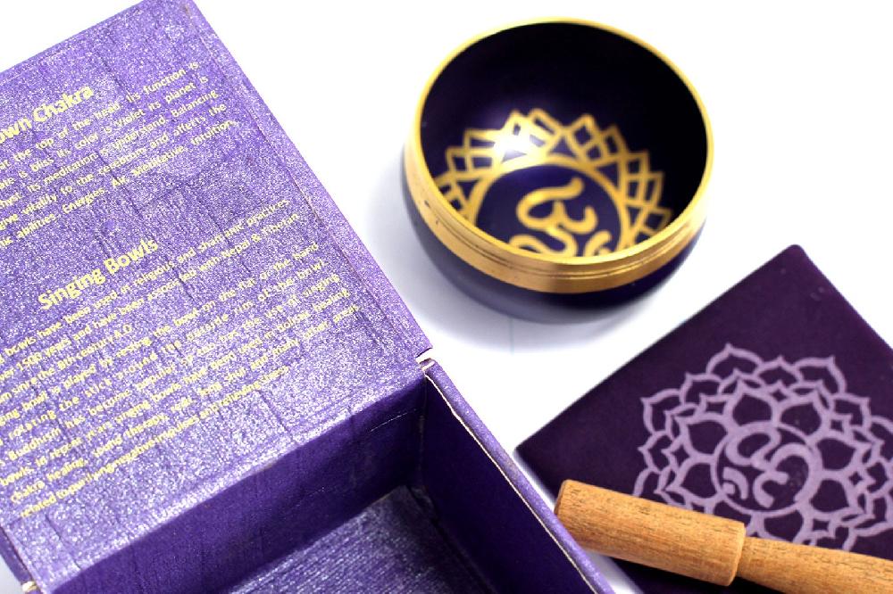 Ancient Wisdom Chakra Singing Bowl - Crown