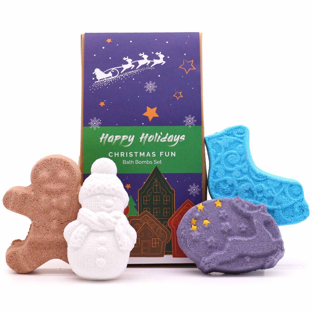 ancient wisdom Christmas Fun Bath Bomb Gift Pack