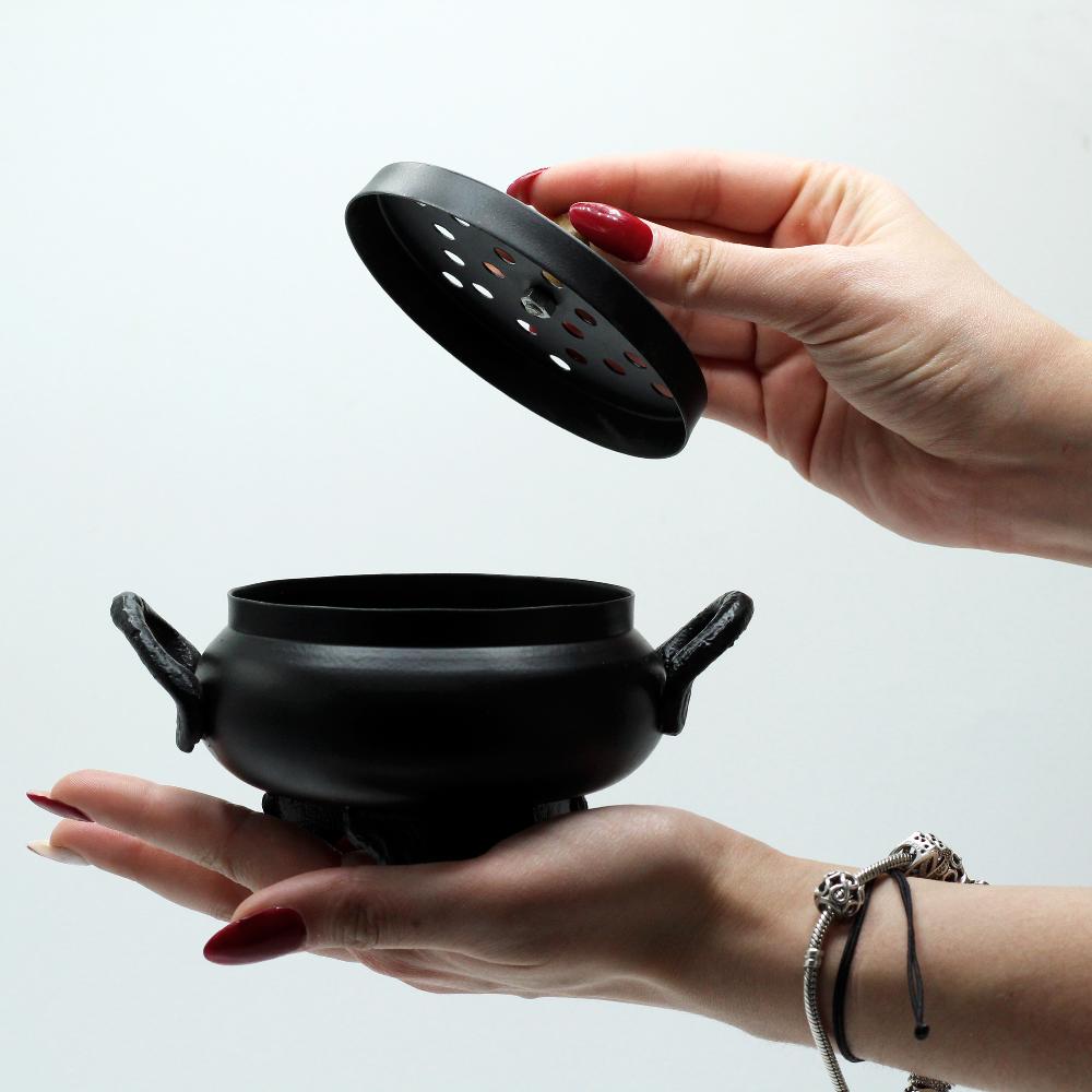 Ancient Wisdom Classic Iron Cauldron Burner