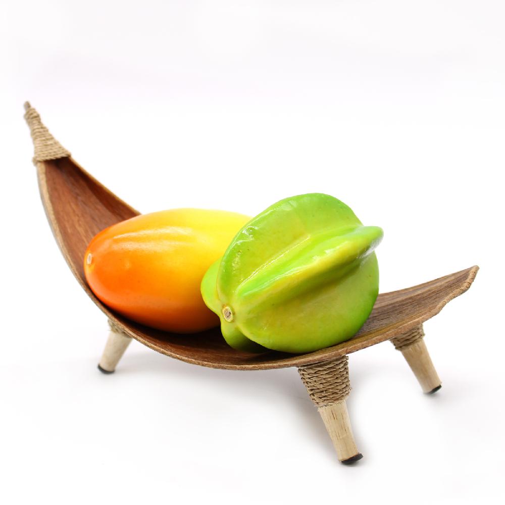 Ancient Wisdom Coconut Leaf Fruit Bowl Set - Natural