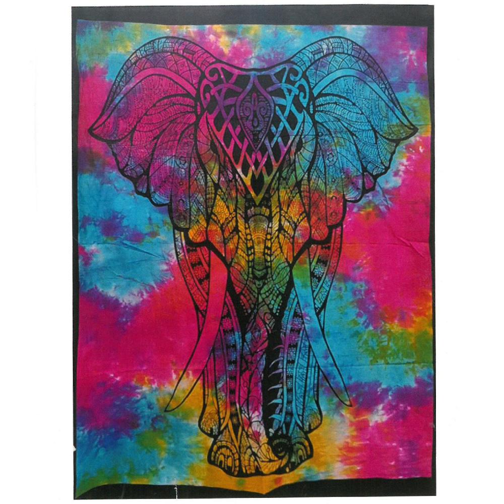 ancient wisdom Cotton Wall Art - Elephant