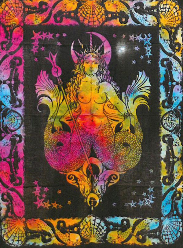 ancient wisdom Cotton Wall Art - Mermaid