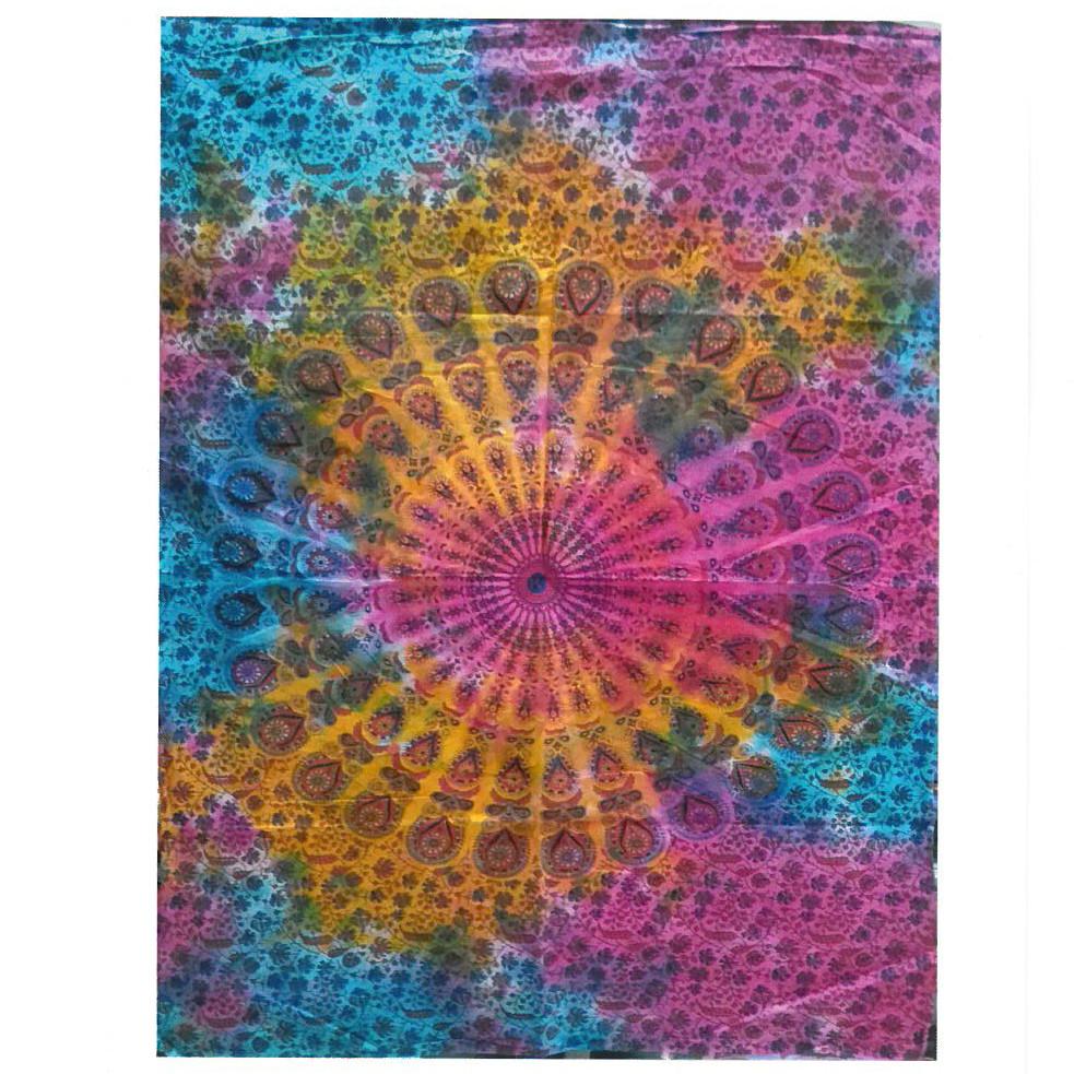ancient wisdom Cotton Wall Art - Round Mandala